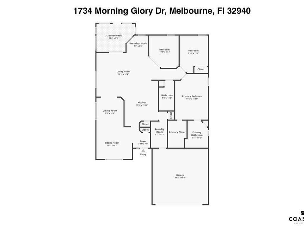 1734 Morning Glory Drive, Suntree, FL 32940