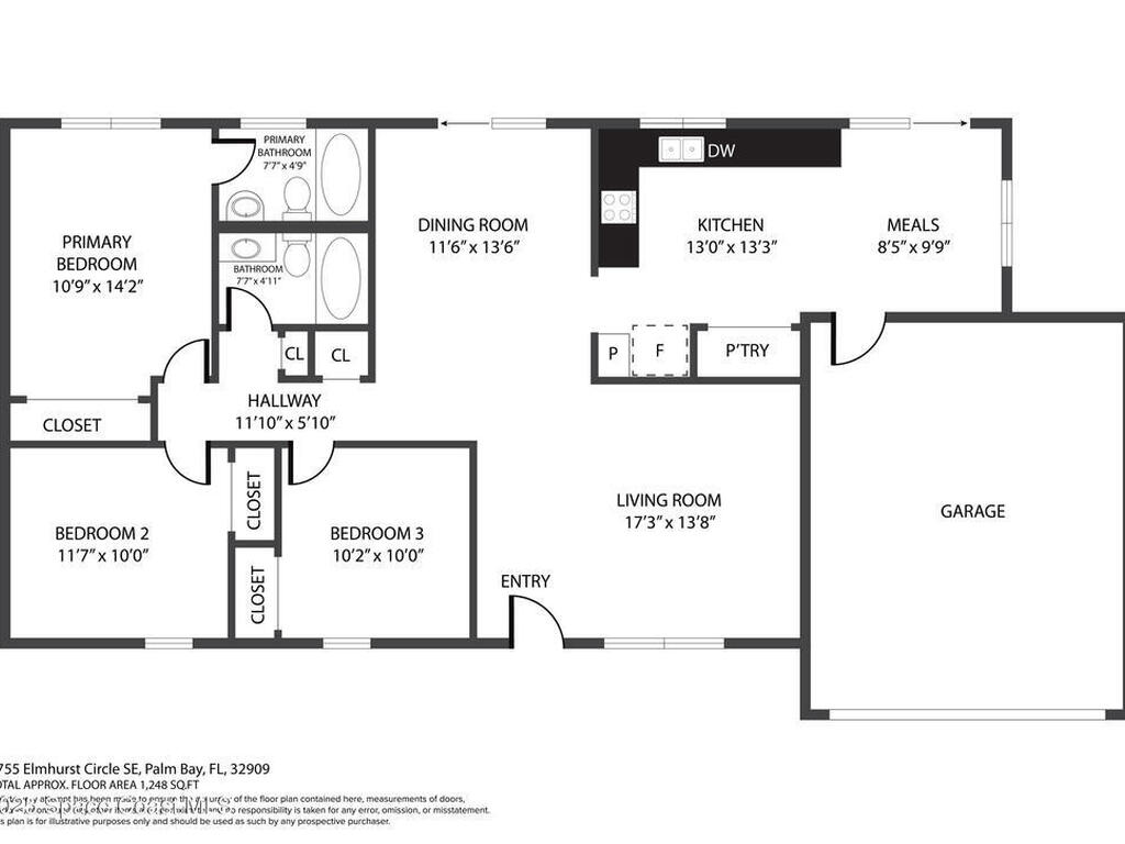 1755 Elmhurst Circle, Palm Bay, FL 32909