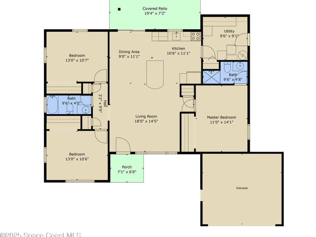 1309 Estridge Drive, Rockledge, FL 32955