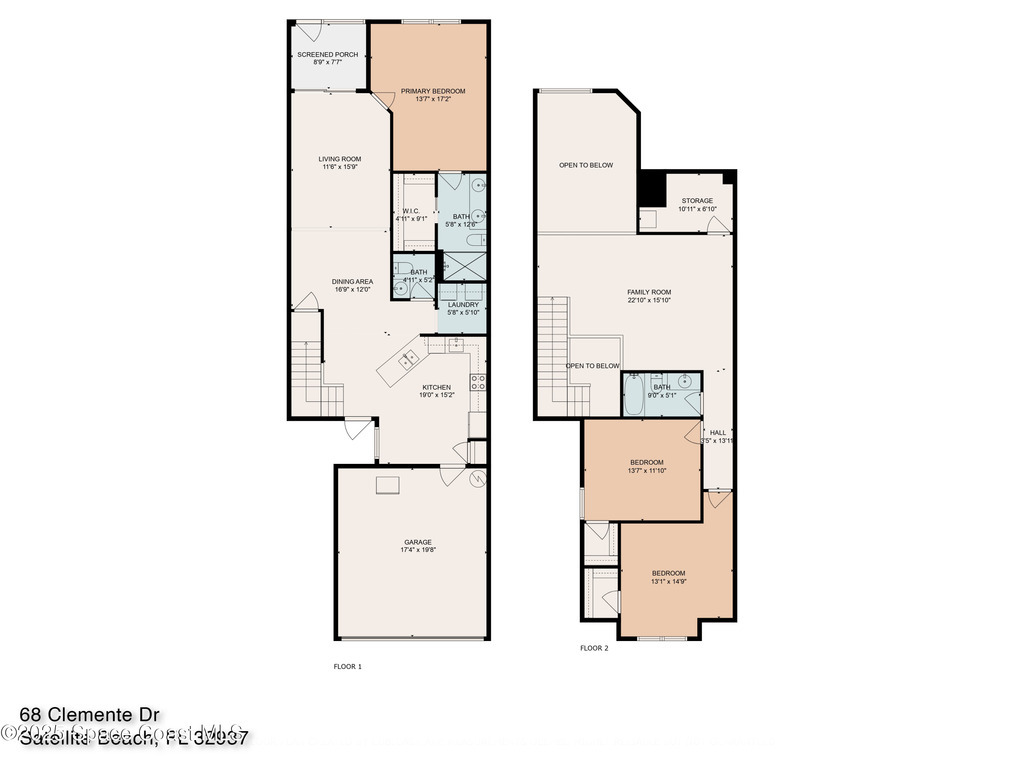 68 Clemente Drive, Satellite Beach, FL 32937
