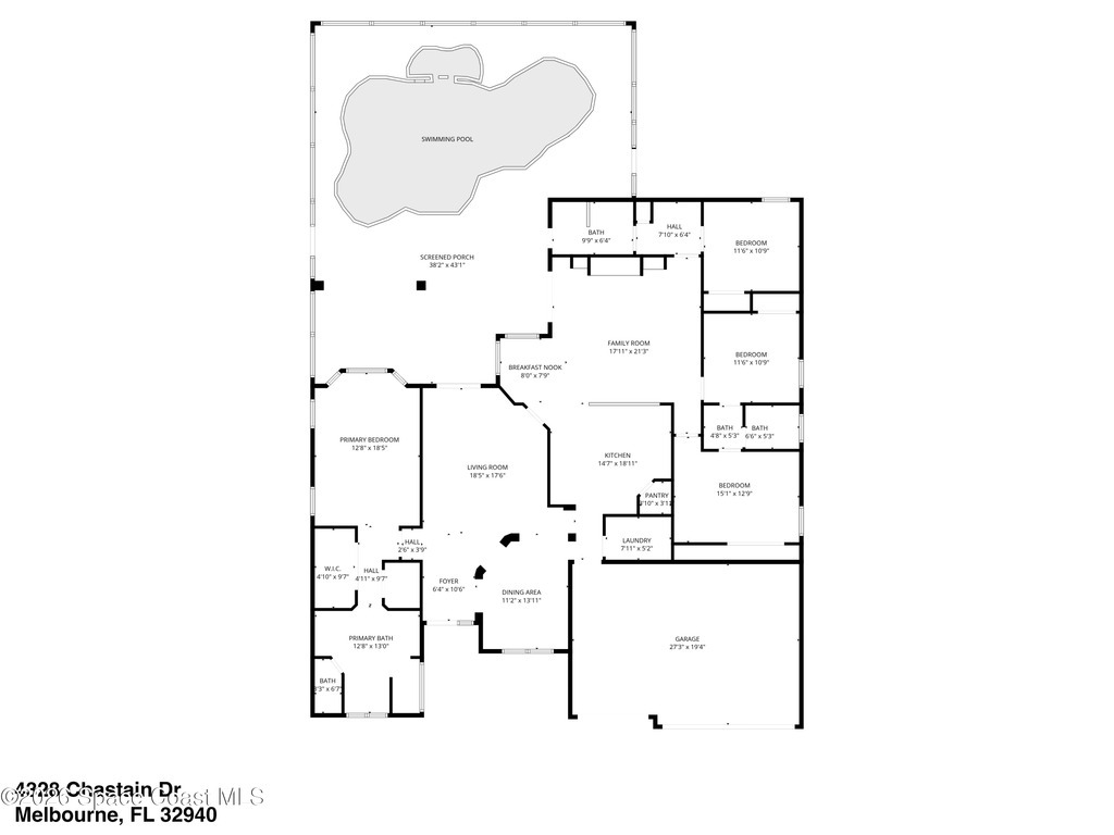 4328 Chastain Drive, Melbourne, FL 32940