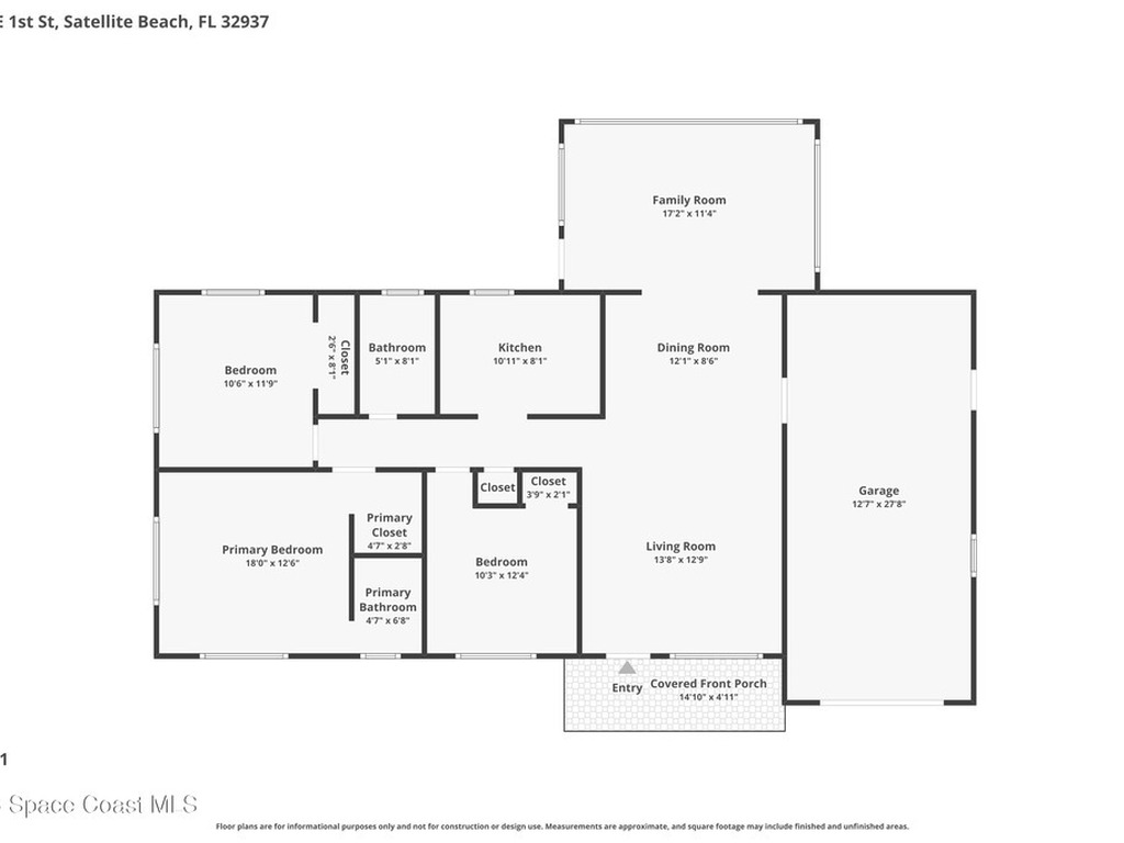 210 SE 1st Street, Satellite Beach, FL 32937