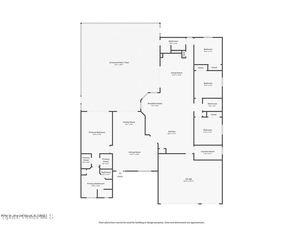 1383 Bent Palm Drive, Merritt Island, FL 32952