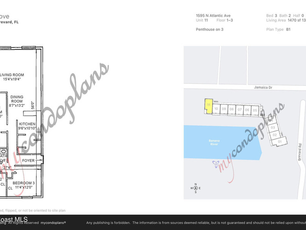 1595 N Atlantic Avenue, Cocoa Beach, FL 32931