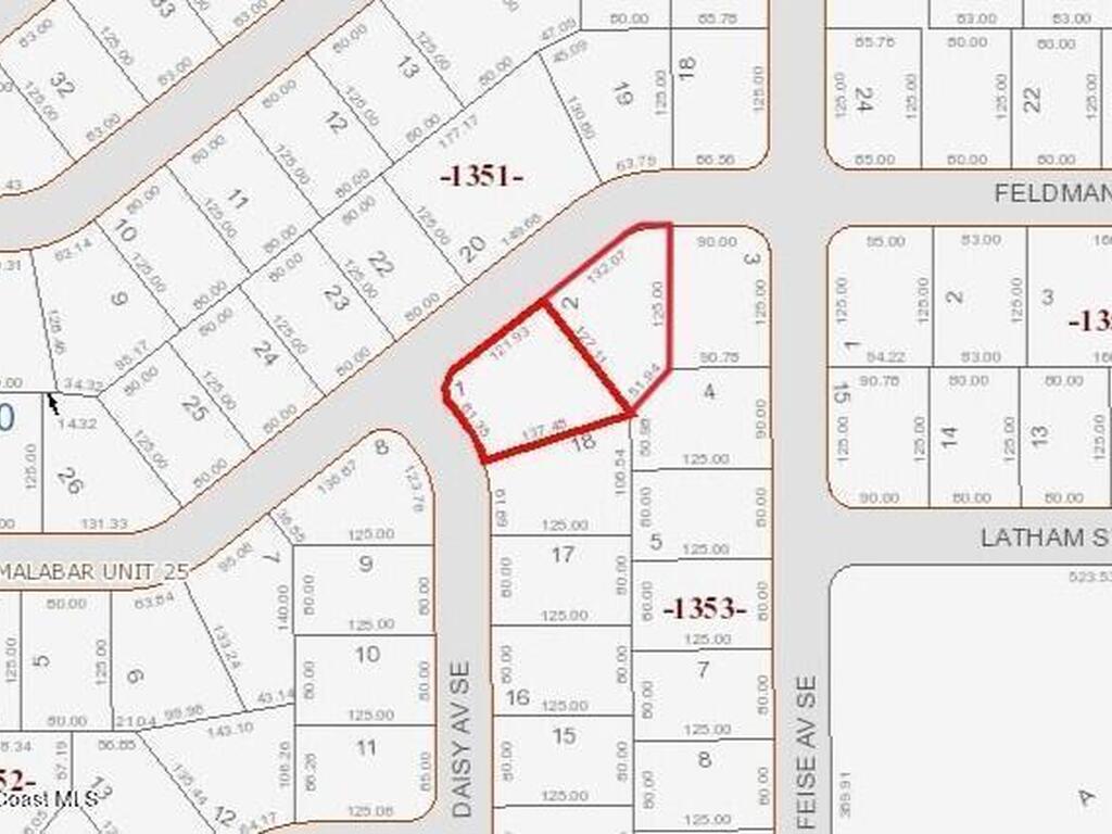 178 & 190 Feldman (2 Lots) Street, Palm Bay, FL 32909